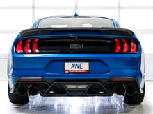Load image into Gallery viewer, AWE Tuning 21-23 Ford Mustang Mach 1 SwitchPath Cat-Back Exhaust w/ Quad Diamond Black Tips - 3025-43551