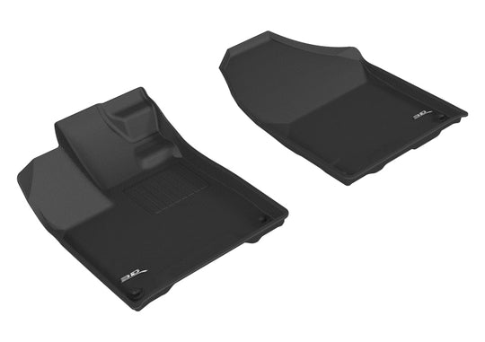 3D MAXpider 2017-2020 Honda Ridgeline Kagu 1st Row Floormat - Black - L1HD08311509