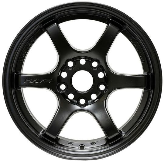 Gram Lights 57DR 15x8.0 +28 4x100 Semi Gloss Black Wheel - WGIE28AH