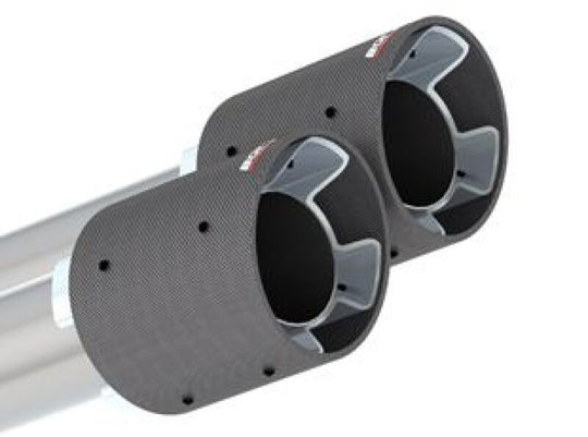Borla 21-22 Chevy Tahoe 5.3L V8 2/4WD 4DR 3in/2.75in S-Type Cat-Back Exhaust w/ Carbon Fiber Tips - 140857CF