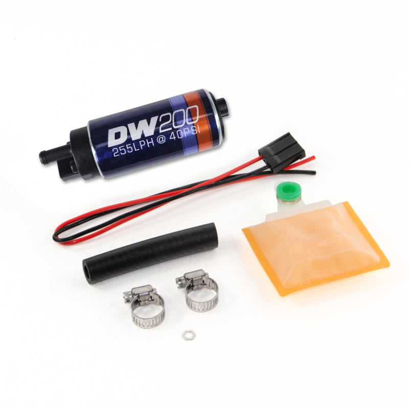 DeatschWerks 255 LPH In-Tank Fuel Pump w/ Universal Set Up Kit - 9-201-1000