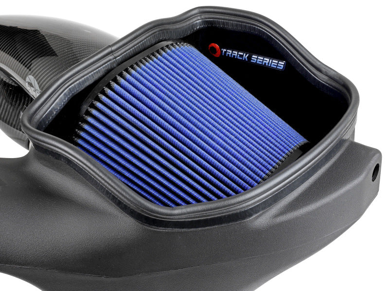aFe 17-20 Ford F-150/Raptor Track Series Carbon Fiber Cold Air Intake System With Pro 5R Filters - 57-10010R