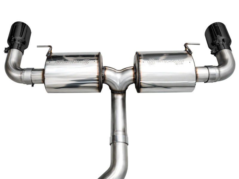 AWE 19-23 BMW 330i / 21-23 BMW 430i Base G2X Touring (Excl. Conv) Axle-Back Exhaust - Diamond Black - 3015-33429