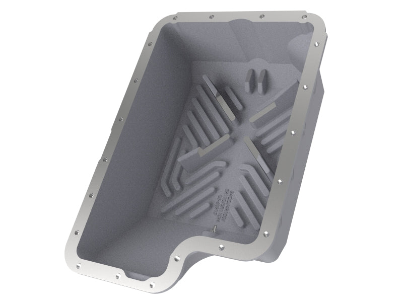 aFe Transmission Pan (Raw); Ford Diesel Trucks 03-10 V8-6.0/6.4L (td) - 46-70120-1