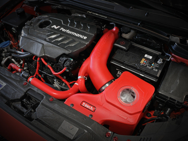 AFE Takeda 19-20 Hyundai Veloster N 2.0L (t) Momentum Cold Air Intake System w/Pro DRY S Filter - 56-70021DR
