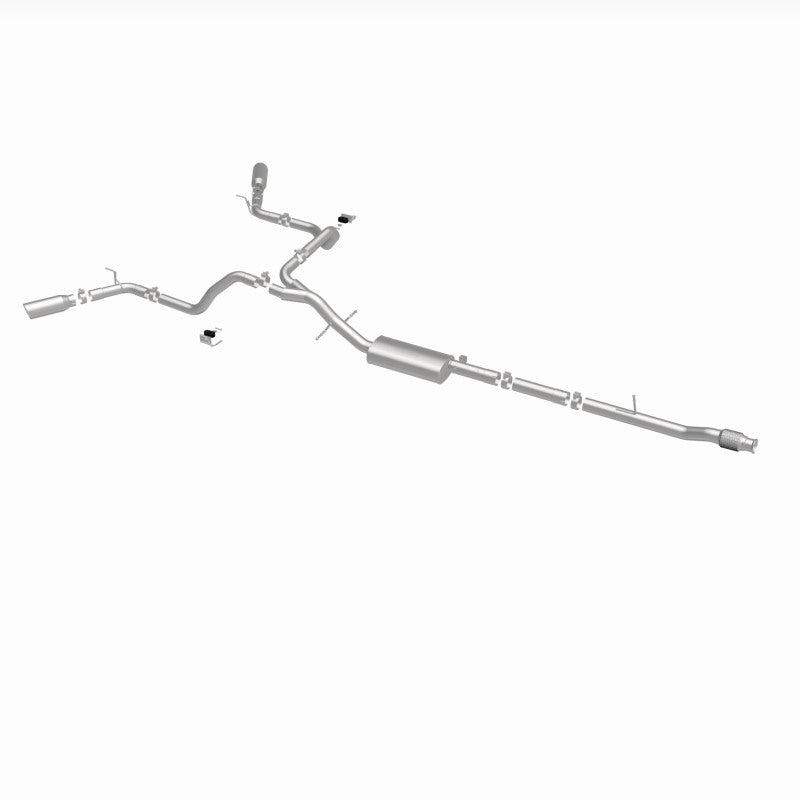 MagnaFlow 2019 Chevy Silverado 1500 V8 5.3L Street Series Dual Split Exit Exhaust w/ Polished Tips - 19473