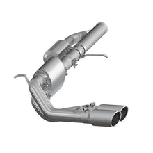 Load image into Gallery viewer, MBRP 09+ Chevrolet Silverado 1500 3in Cat Back Pre-Axle Dual Outlet w/ 4in Tip - AL - S5081AL