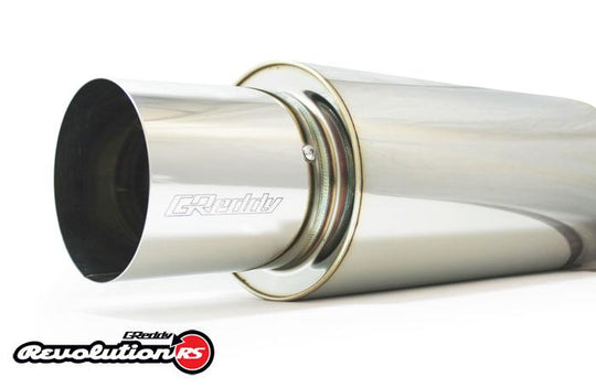 GReddy Universal 3in 3-Bolt Tip Revolution RS Muffler - 11001131