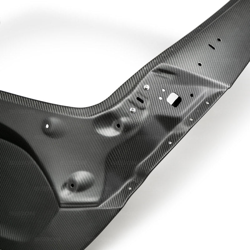 Seibon 2017+ Honda Civic Type R Hatchback OEM Dry Carbon Fiber Trunk Lid - TL17HDCVRHB-DRY