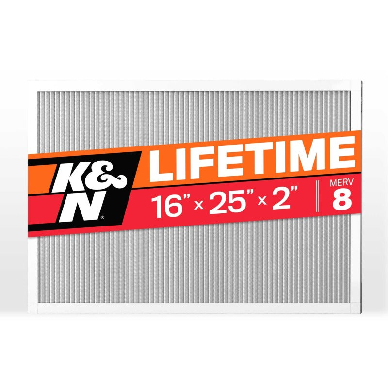 K&N HVAC Filter 16 X 25 X 2 Merv 8 - HVC-8-21625