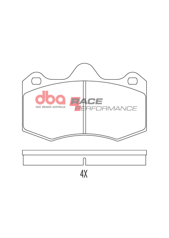 DBA 10-15 Lotus Evora Front RP Performance Brake Pads - DB1938RP