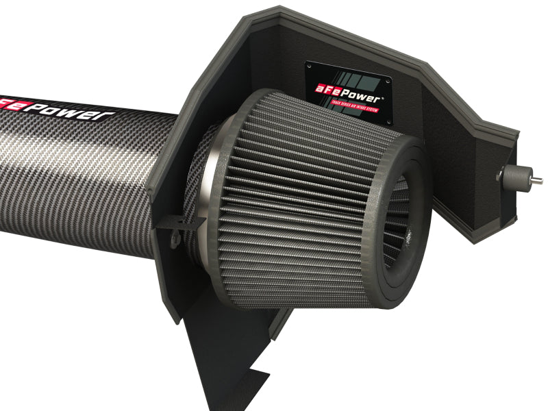 aFe POWER Magnum FORCE Carbon Fiber Stage 2 Track Series Pro Dry S CAIS - 11-18 Dodge Challenger V8 - 51-12162-C