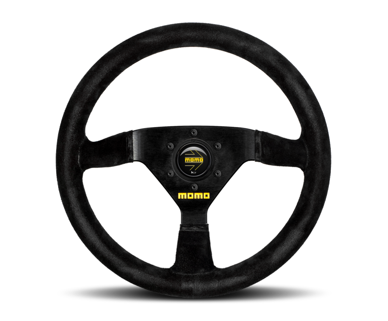 Momo MOD69 Steering Wheel 350 mm - Black Suede/Black Spokes - R1913/35S