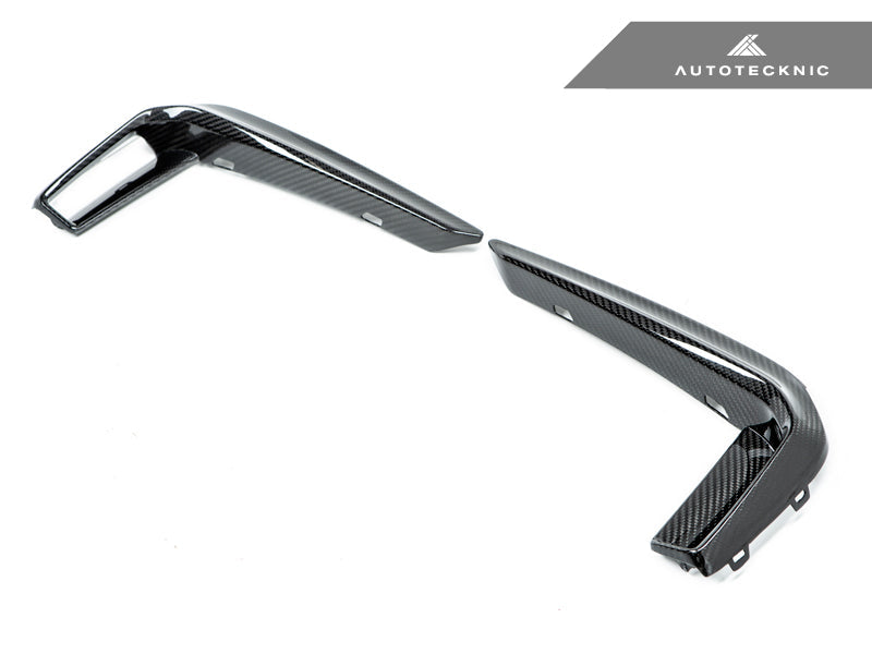 AutoTecknic Dry Carbon Front Bumper Trim - BMW G30 5-Series Pre-LCI M-Sport