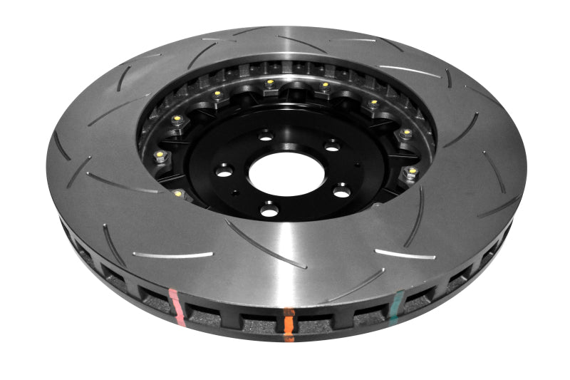 DBA 07-11 Audi S6 Front 5000 Series Slotted Rotor w/Black Hat - DBA52778BLKS