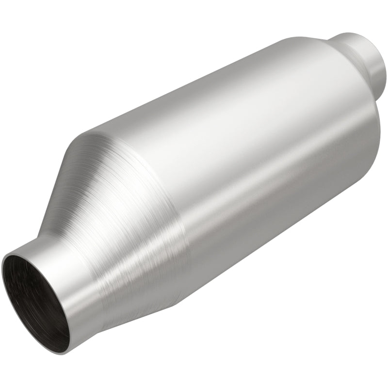 MagnaFlow 2in In/Out 4in Round Body 11.875in L Universal California Legal Catalytic Converter - 5461084