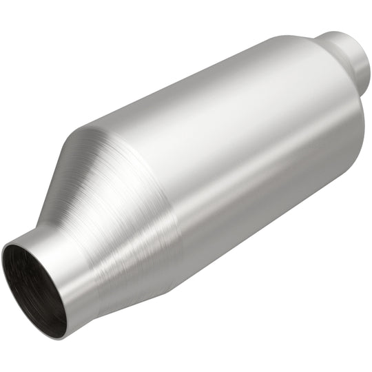 MagnaFlow 2in In/Out 4in Round Body 11.875in L Universal California Legal Catalytic Converter - 5461084