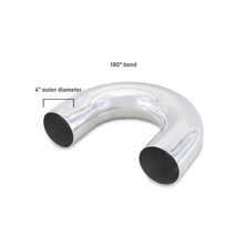 Load image into Gallery viewer, Mishimoto Universal Aluminum Intercooler Tubing 4in. OD - 180 Degree Bend - MMICP-AL-41