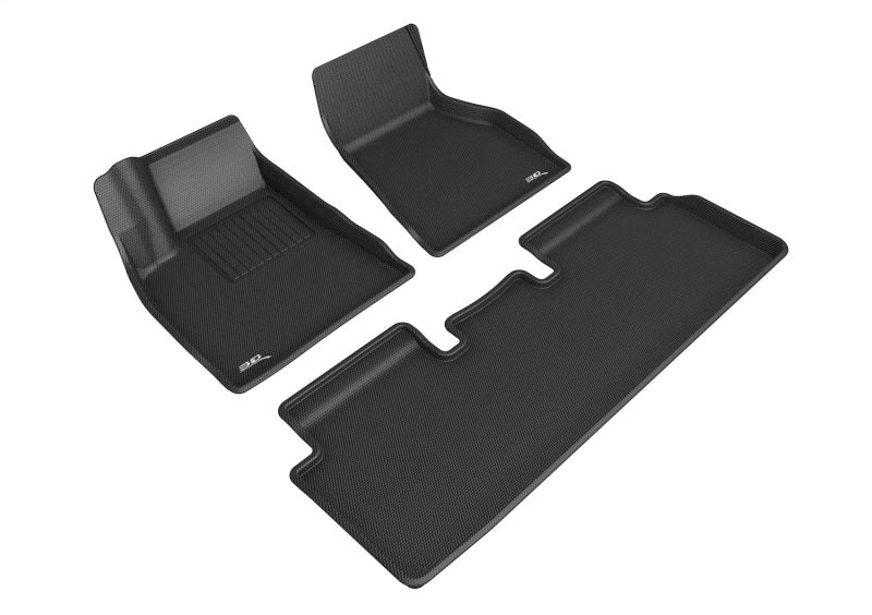 3D MAXpider 20-21 Tesla Model S Kagu Black Full Set - L1TL02001509