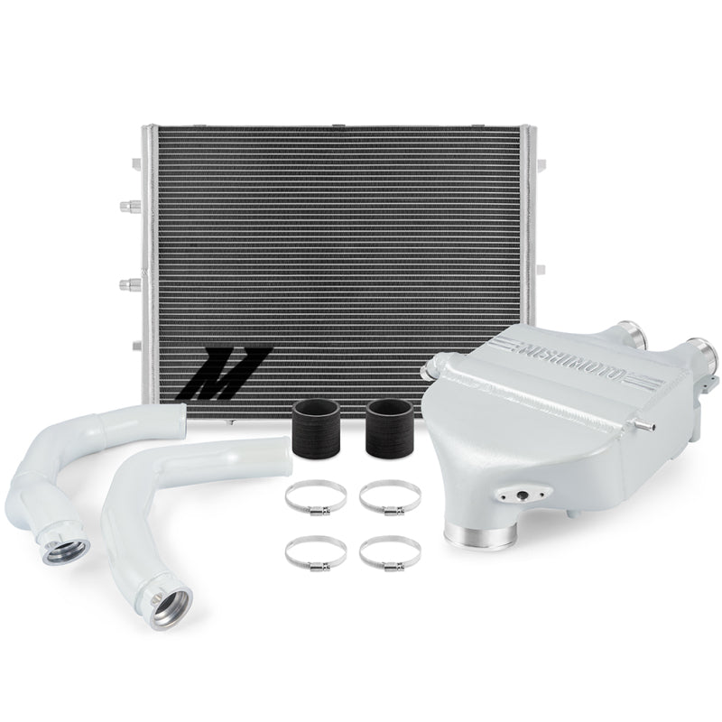 Mishimoto 15-20 BMW F8X M3/M4 Performance Air-to-Water Intercooler Power Pack - Mineral White - MMB-F80-PPCMW