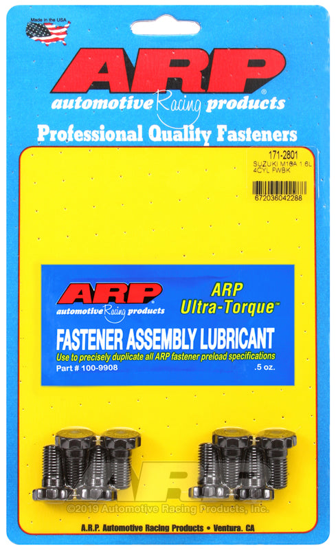 ARP Suzuki 1.6L M16A 4cyl Flywheel Bolt Kit - 171-2801