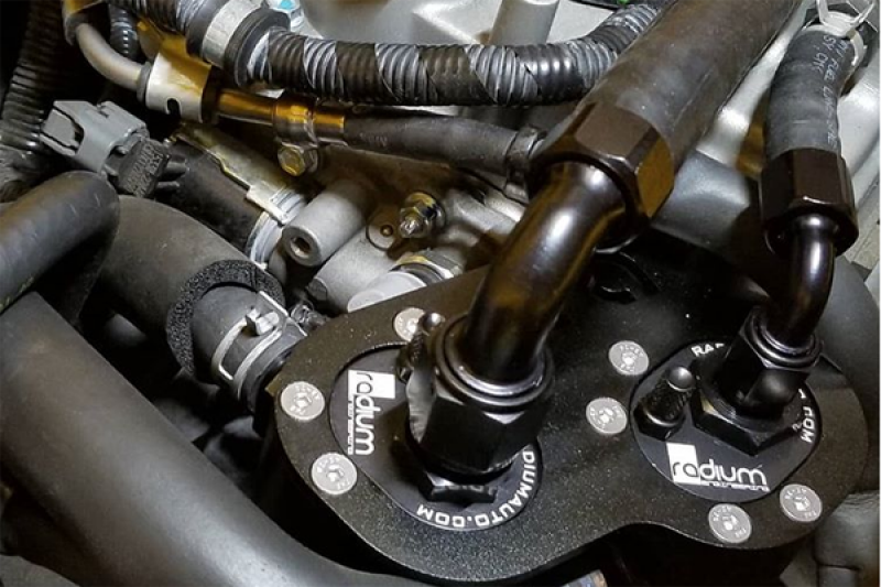 Radium Engineering Lotus Elise/Exige (2ZZ-GE) Dual Catch Can Kit Fluid Lock - 20-0019-FL