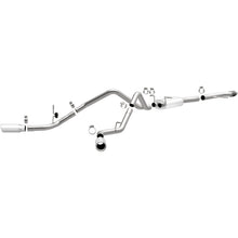 Load image into Gallery viewer, Magnaflow 14 Chev Silverado V8 5.3L CC/EC Cab Dual Split Behind Rear Tires Exit SS Cat Back Perf Exh - 15269
