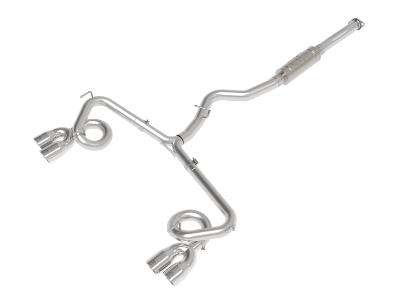 aFe Subaru WRX/STi 15-21 H4-2.0/2.5L Takeda 3in to 2-1/2in Stnlss Cat-Back Exhaust w/ Polished Tip - 49-36810-P