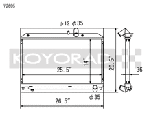 Load image into Gallery viewer, Koyo 04-08 Mazda RX-8 1.3L (MT) Radiator - V2695