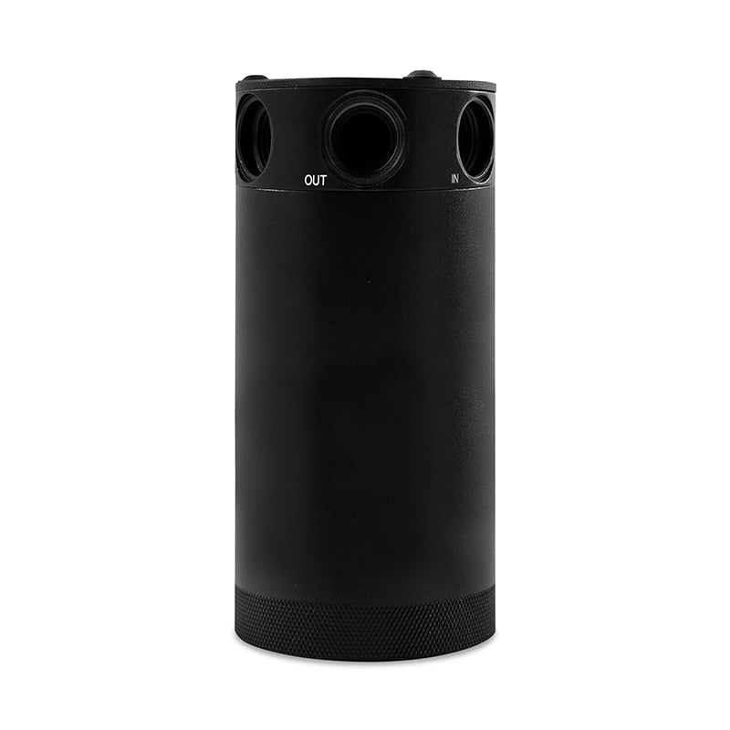 Mishimoto Compact Baffled Oil Catch Can - 3-Port - MMBCC-CBTHR-XLBK