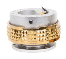 Load image into Gallery viewer, NRG Quick Release Kit - Pyramid Edition - Silver Body / Chrome Gold Pyramid Ring - SRK-210SL/CG