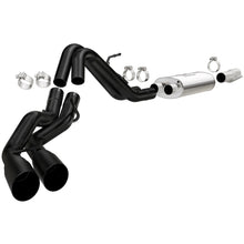Load image into Gallery viewer, MagnaFlow SYS Cat-Back 10-14 Ford Raptor 6.2L V8 2.5/3in Black Dual Same Side Exit Rear 3.5 Tips - 15366
