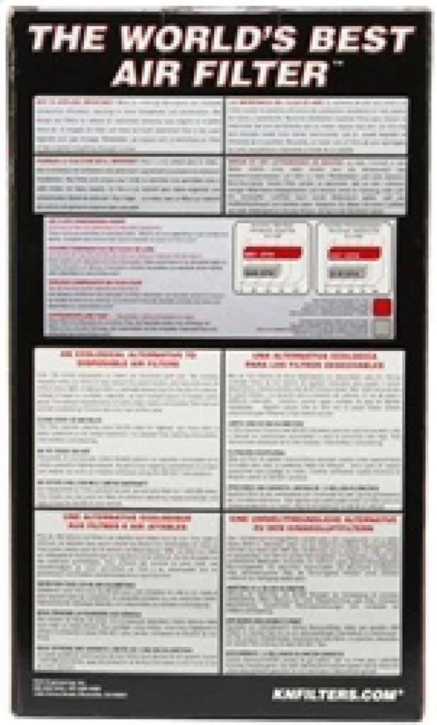 K&N Universal Round Tapered Filter 3 inch FLG / 5 inch Bottom / 4 inch Top / 7 7/8 inch Height - RU-4690