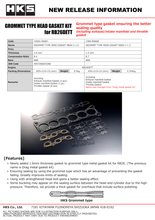 Load image into Gallery viewer, HKS RB26 88mm Bore 1.6mm Thick Grommet Type Head Gasket - 23002-AN001