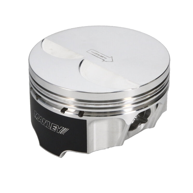 Manley Chevrolet LS Piston Set - 4.070in Bore 1.304in CH, -4.00 CC - 562570C-8