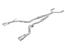 Load image into Gallery viewer, aFe POWER Takeda 2.5in 304 SS CB Exhaust w/ Polished Tips 17-19 Infiniti Q60 V6-3.0L (tt) - 49-36134NM-P