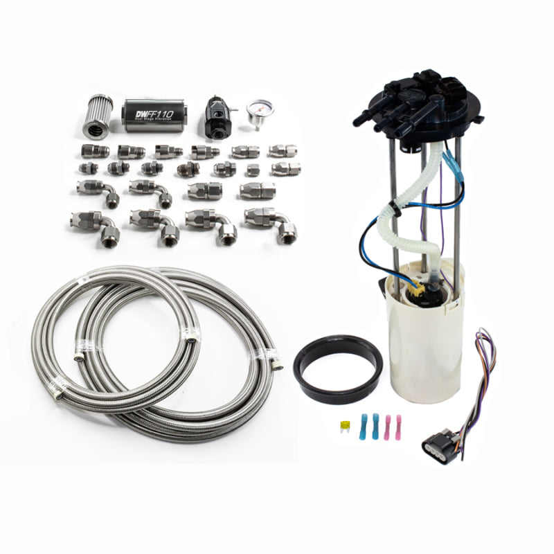 DeatschWerks 1999-2004 CM Truck DW400 Pump Module w/PTFE fuel lines - 9-401-603-7011