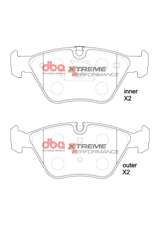 DBA 01-06 BMW 330i (E46) XP Performance Front Brake Pads - DB1522XP
