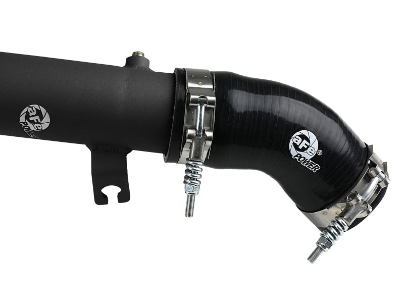 aFe BladeRunner 2.5in Aluminum Hot Side Charge Pipe 15-20 Subaru WRX 2.0T - Black - 46-20378-B