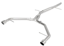 Load image into Gallery viewer, aFe MACHForce XP 3in-2.5in SS Exhaust Axle-Back 17-19 Audi A4 (B9) L4-2.0L (t) - Polished - 49-36419-P