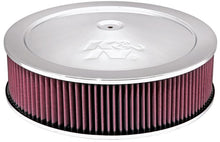 Load image into Gallery viewer, K&amp;N 14in Red Custom Air Cleaner Assembly - 5.125in ID x 14in OD x 3.75in H x 1.25in Drop Base - 60-1290