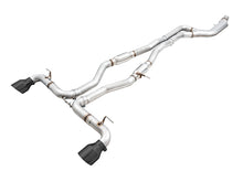 Load image into Gallery viewer, AWE Tuning 2020 Toyota Supra A90 Resonated Track Edition Exhaust - 5in Diamond Black Tips - 3015-33130