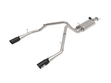 Load image into Gallery viewer, aFe Gemini XV 3in 304 SS Cat-Back Exhaust 19-21 Ram 1500 V8 5.7L Hemi w/ Black Tips - 49-32081-B