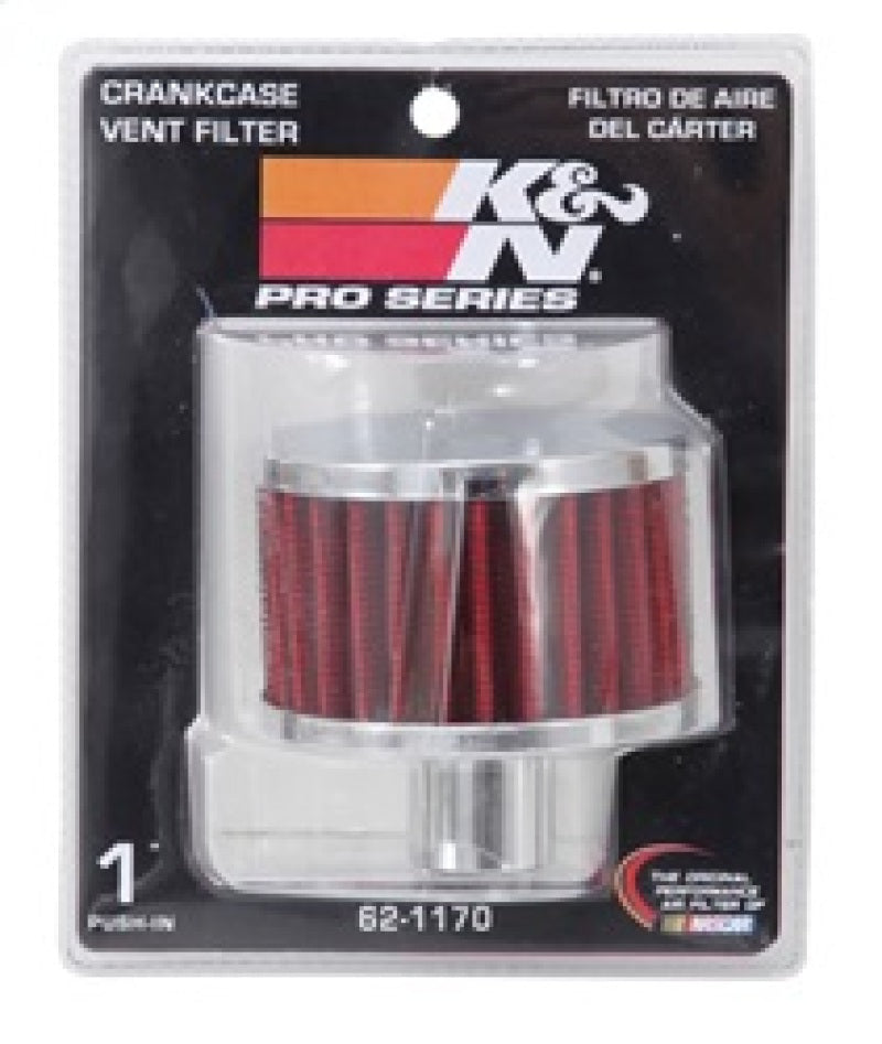K&N Filter 1in Vent  3in Diameter 2in Height - 62-1170