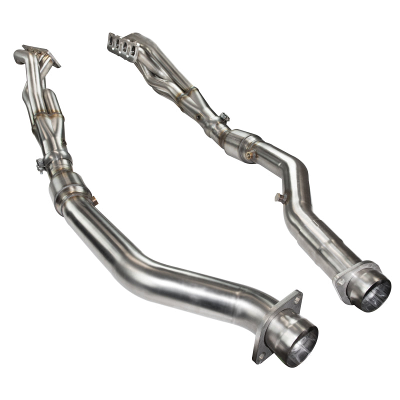 Kooks 12+ Jeep Grand Cherokee 6.4L 1-7/8in x 3in SS Longtube Headers w/Green Catted Connection Pipes - 3410H431