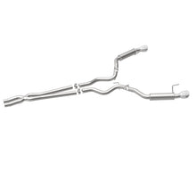 Load image into Gallery viewer, MagnaFlow Cat Back, SS, 2.5in, Competition, Dual Split Polished 4.5in Tips 2015 Ford Mustang V6 3.7L - 19099