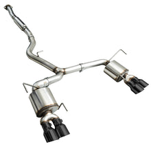 Load image into Gallery viewer, AWE Tuning 2015+ Subaru WRX VA Sedan Touring Edition Exhaust - Diamond Black Tips (102mm) - 3015-43102