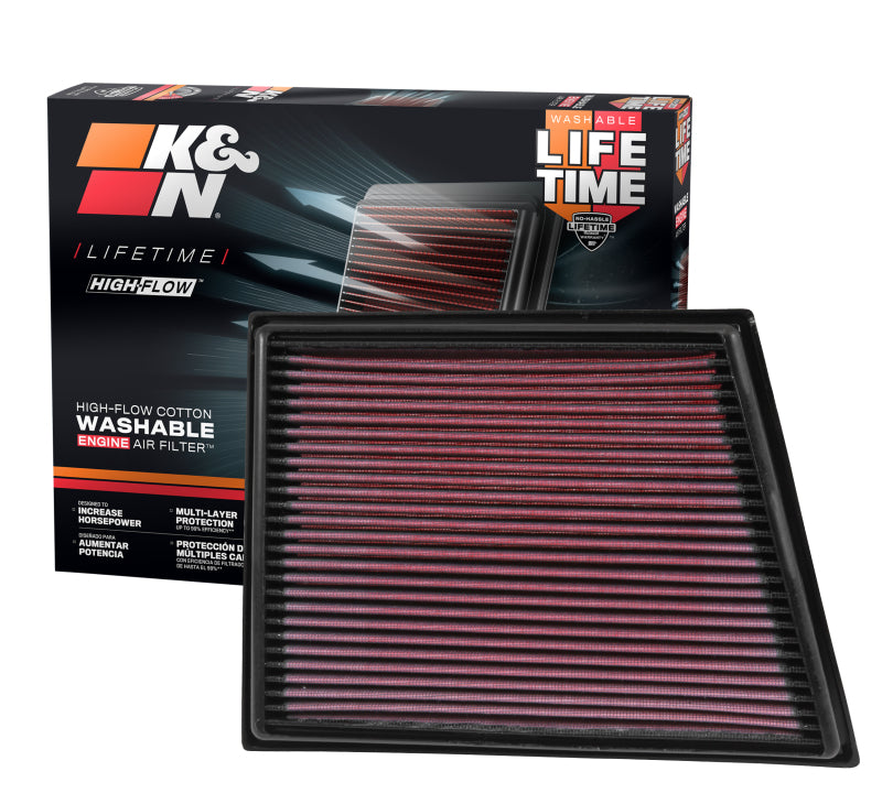 K&N Replacement Panel Air Filter for 2014 Mini Cooper 1.5L - 33-3025
