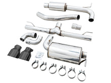 Load image into Gallery viewer, AWE Tuning 2022 VW GTI MK8 Touring Edition Exhaust - Diamond Black Tips - 3015-33658