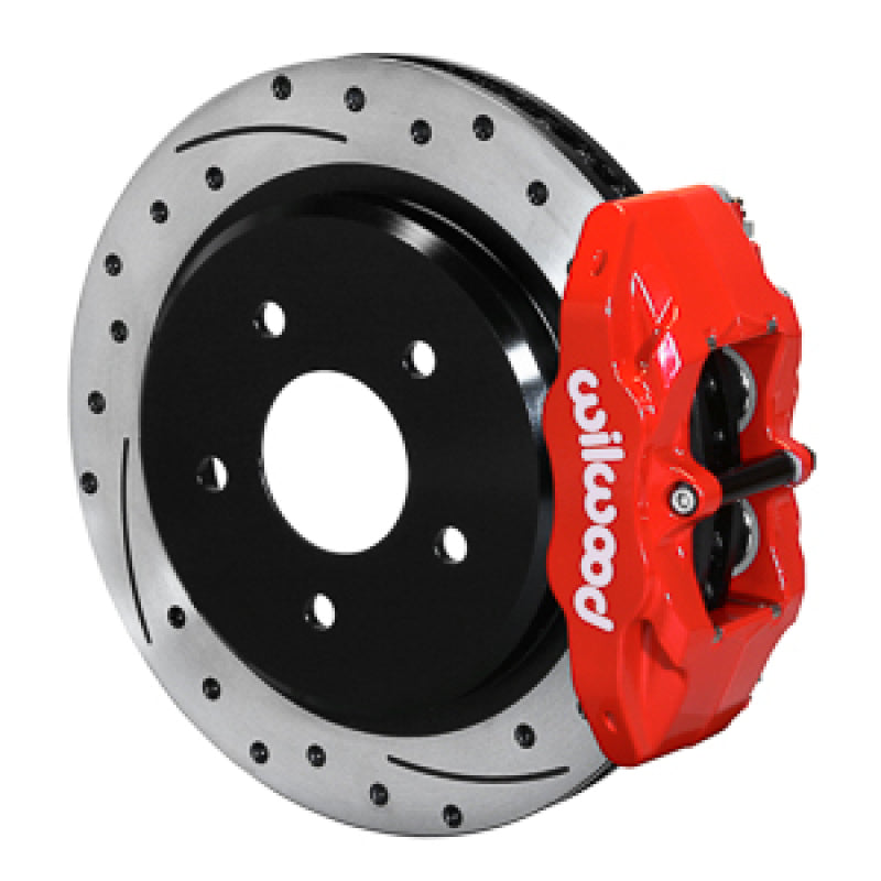 Wilwood 05-13 Chevy Corvette C6 Base DPC56 Rear Brake Kit - Red - 140-17672-DR